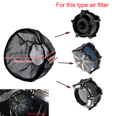 #ad Fits Harley Air Cleaner Kits Waterproof Motorcycle Rain Sock Protective Cover GBP 3.87