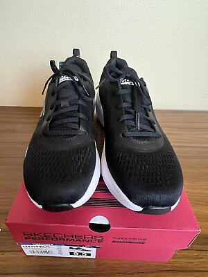#ad New Skechers Womens Go Run Elevate Black Running Shoes Sneakers Sizes 9.5 $40.00