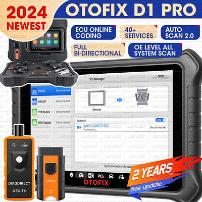 #ad 2024 OTOFIX D1 PRO Full System Bidirectional Car Diagnostic Scanner Key Coding $633.99