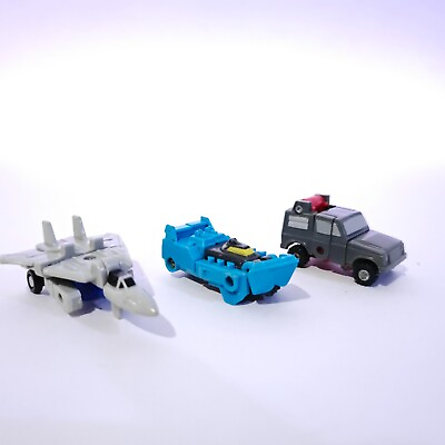 #ad Lot of 3 Transformers G1 Micromaster Air Strike Seawatch Rescue Patrol High Jump $17.99