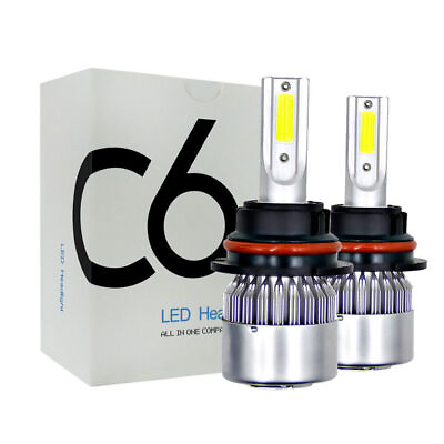 #ad 880 9004 9005 9006 9007 LED Headlight High Low Beam Kit Bulbs 6000K 36000lm C6 $12.65