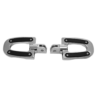 #ad Chrome Driver Rider Foot Peg Footpegs Fit For Harley Fat Bob Low Rider 2018 2023 $79.99