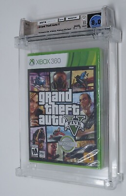 #ad New Grand Theft Auto 5 Xbox 360 Factory Sealed Video Game Wata 8.0 A GTA V One $367.34