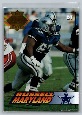#ad 1994 Collector#x27;s Edge #43 Russell Maryland 1st Day Gold NR MT $1.95