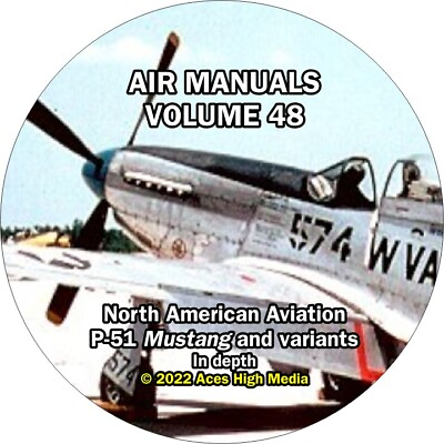 #ad NEW P 51 Mustang Flight Manuals in depth on CD Over 4100 pages $19.99
