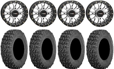 #ad System 3 ST 3 Machined 14quot; Wheels 28quot; Coyote Tires Renegade Outlander $1166.92