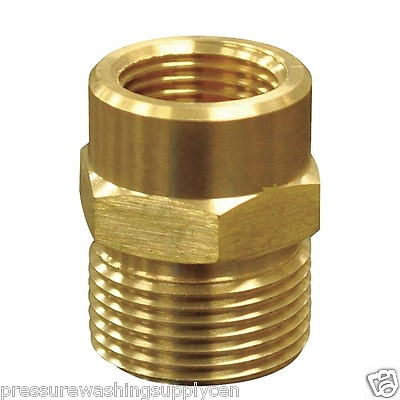 #ad Brass Male M22 14mm to 3 8 NPT Female Adapter. Power Washer $5.65