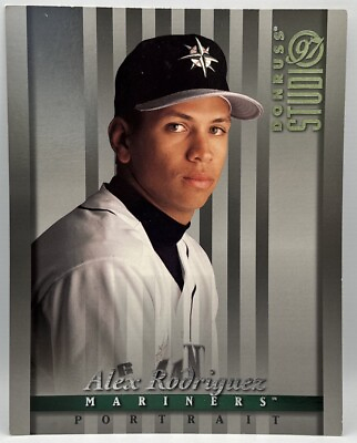 #ad Alex Rodriguez Seattle Mariners Donruss Portrait Studio #3 1997 8X10 $9.57