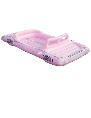 #ad 21598 Retro Limo Island Float Pink Pink Air Boat $175.00