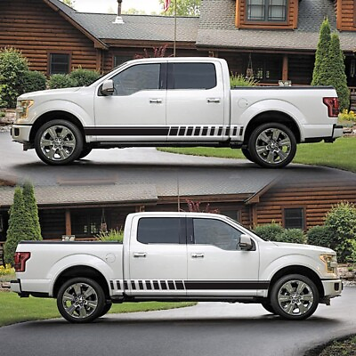 #ad 2 PCS Pickup Car Door Sticker for F150 Dodge Ram Toyota Tacoma Hilux Side Decal $45.99
