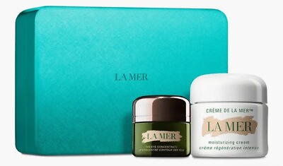 #ad Brand New LA MER Moisturizing cream 2 oz and the eye concentrate 0.5 oz set $300.00