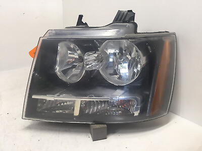 #ad Headlight Headlamp LH Left Driver Chevy Tahoe Suburban Avalanche 2007 2014 OEM $118.00