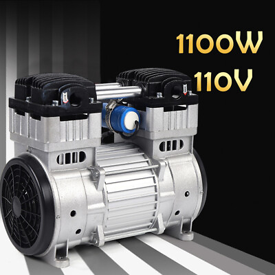 #ad #ad 1100W 7CFM Silent Air Pump Compressor Head Small Air Mute Oilless Vacuum Pump US $255.16