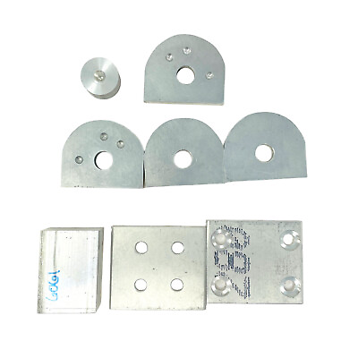 #ad 8 Pcs Steel Square Base Plates With Holes Sizes Available 1in 2 in 3 in $25.47