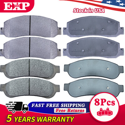 #ad Front amp; Rear Brake Semi Metal Pads for 2009 2012 Ford F 250 F 350 Super Duty $55.79