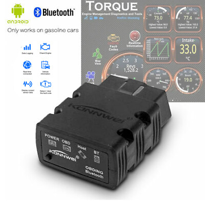 #ad Bluetooth OBD2 OBDII Car Fault Code Reader Diagnostic Scanner for Android PC iOS $16.49
