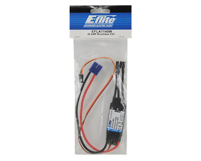 #ad Eflite E flite 40 AMP Brushless ESC Electronic Speed Control EFLA1140W T 28 P51 $33.95