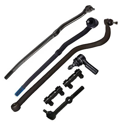 #ad 7 New Pc Steering Kit for Dodge Ram 1500 2500 Inner amp; Outer Tie Ends Track Bar $182.80