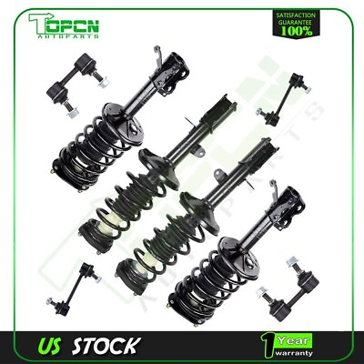 #ad For Chevy Prizm 1998 2002 Front Rear Shocks Struts Coil Spring Sway Bar Link $233.99