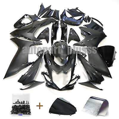 #ad #ad Carbon Fiber Painted Fairing Kit For Suzuki GSXR600 750 2011 2024 ABS Injection $475.00
