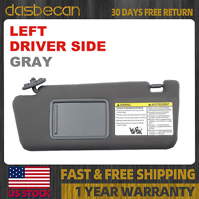 #ad Gray Driver Side Sun Visor w Mirror For Toyota Tacoma Med 05 12 74320 04181 B1 $24.99