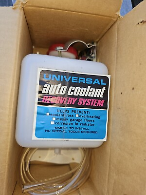#ad universal auto coolant recovery system $15.00