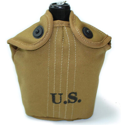 #ad WWII US Soldier WW2 Canteen Cup and Cover Set 0.8L $23.74