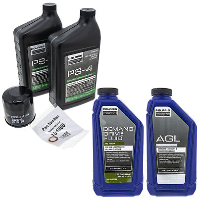 #ad Polaris PS 4 Full Service Oil Change Kit Sportsman Ranger Scrambler 400 450 500 $92.95