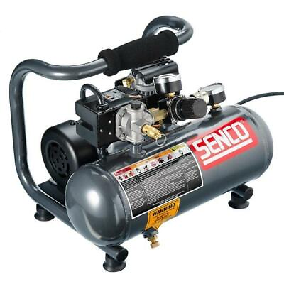 #ad 1 Gal. Portable Electric Air Compressor 1 2 HP Quiet Motor Lightweight Compact $157.70
