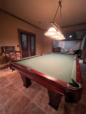 #ad Brunswick Billiards quot;Ventura IIIquot; 9quot; *Pool Table*Vintage Rare*Forest Green Felt* $3879.95