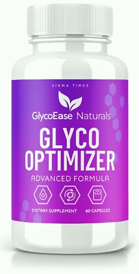 #ad GlycoEase Naturals Glyco Optimizer Pills to Aid Healthy Blood Sugar Levels 60ct $19.95