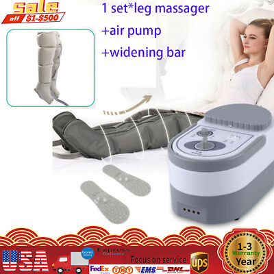 For Lymphedema Recover Pneumatic Compression Leg Massager Machine Pump Boots $178.60