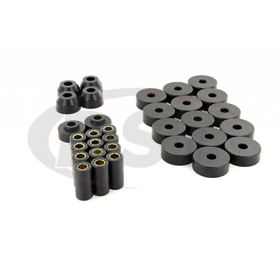 #ad Prothane Total Bushing Kit For Jeep Willys 1955 1956 1957 1958 Black $101.07