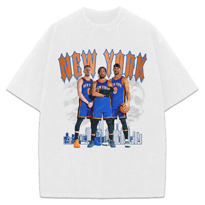 #ad New York Jalen Brunson Josh Hart Donte DiVincenzo Crying Embiid Knicks T Shirt $22.95