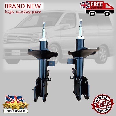 #ad Compatible With Nissan Elgrand E51 Front Shock Absorber Suspension Pair New GBP 74.99