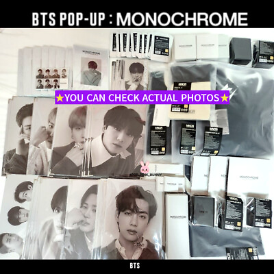#ad PRE ORDER BTS 2024 POP UP MONOCHROME OFFICIAL MD PHOTOCARD T SHIRTS $19.00