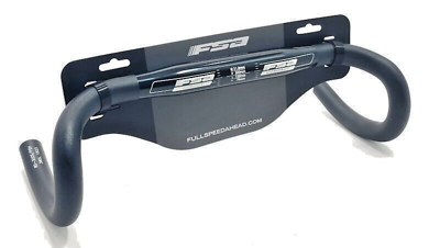 #ad FSA Omega Compact Drop Handlebar Drop Bend Style Aluminum 31.8mm 38cm Black $50.82