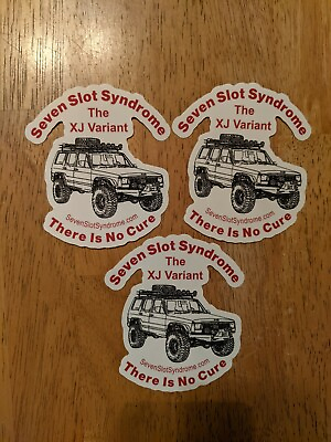 #ad XJ Cherokee Stickers.  3 For $10. Free Shipping $10.00
