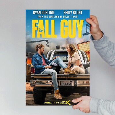 #ad THE FALL GUY movie poster 4DX Version Ryan Gosling 2024 Film Poster Wall Art $10.99