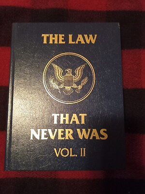 #ad The Law that Never Was Vol. 2 Bill Benson Hardcover $54.90