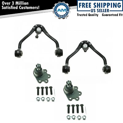 #ad 4pc Suspension Kit Upper Control Arm Lower Ball Joints for Chevy GMC $151.61