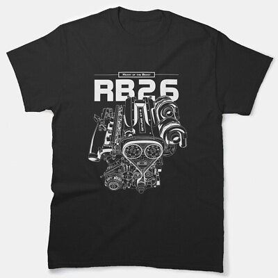 #ad RB26DETT engine Skyline GTR Classic T Shirt Unisex T Shirt Sise S 5XL $19.99