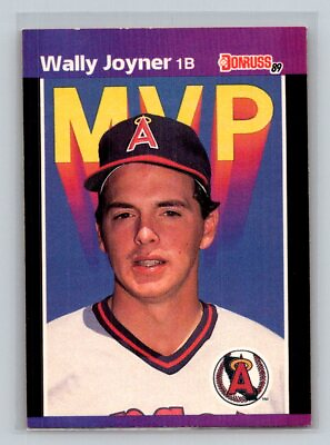 #ad 1989 Donruss Bonus MVP#x27;s #BC 21a Wally Joyner California Angels Baseball Card $1.57