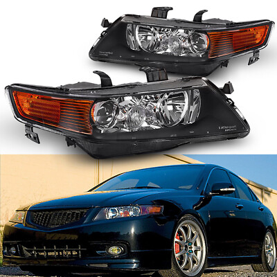 #ad 2X Projector Headlights Headlamps Leftamp;Right Side For 2004 2008 Acura TSX CL9 $134.89