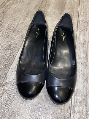 #ad Cole Haan Women’s size 8.5 B Black Flat Dress Shoes $17.99