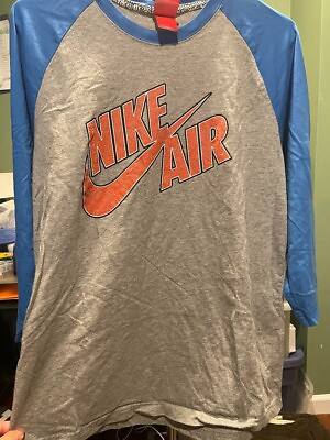 #ad Nike air long sleeve large shirt men vintage old school $9.99