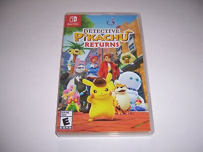 #ad AUTHENTIC Replacement Case ONLY Box Nintendo Switch Detective Pikachu Returns $6.99