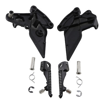 #ad Driver Front Footpegs Footrest Bracket Fit For Kawasaki Z1000 ZR1000 2010 2020 $39.80