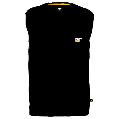 #ad Caterpillar Men Trademark Sleeveless Pocket Tee T Shirt $14.99