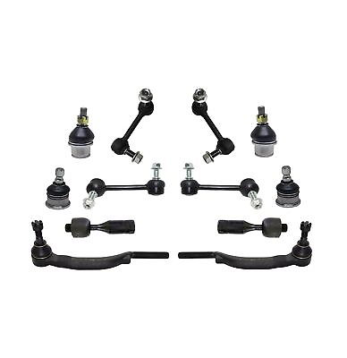 #ad 12 Pc New Kit Ball Joint Tie Rod Sway Bar Link Front Rear for GM Saab Chevrolet $67.83